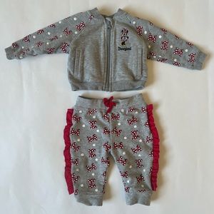 Disneyland Merch - Baby Girl Minnie Mouse Sweatsuit